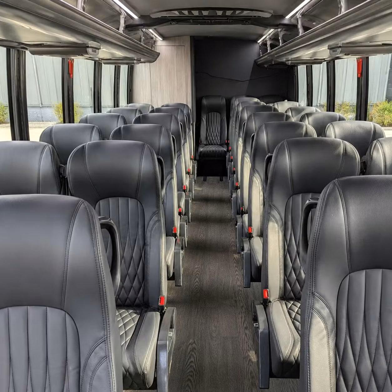 28 passenger minibus inside