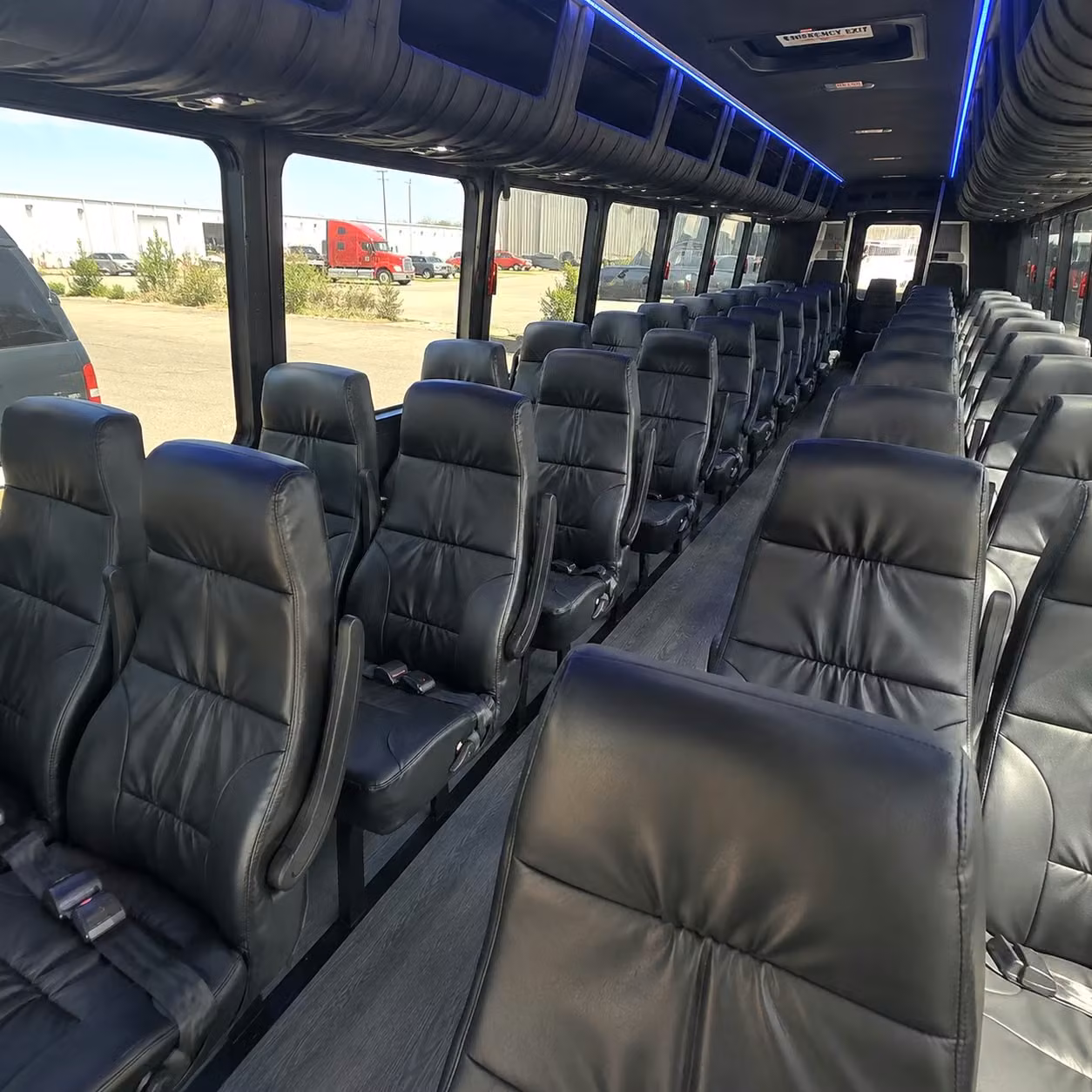 35 passenger minibus inside