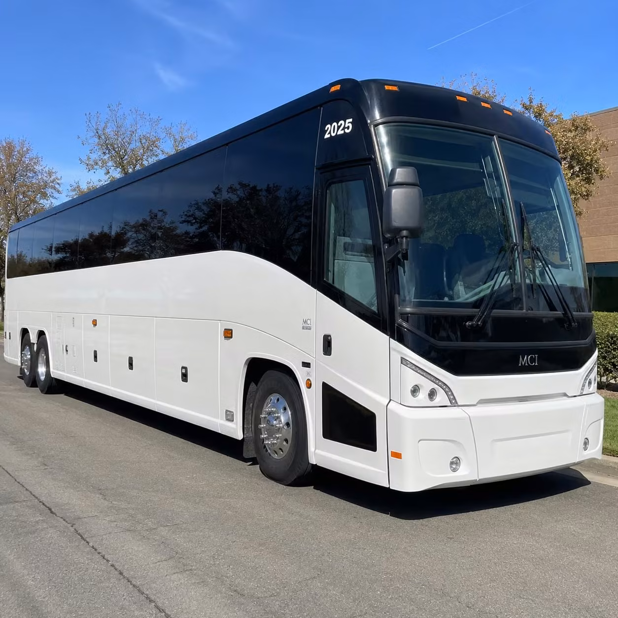 concord charter bus rental exterior