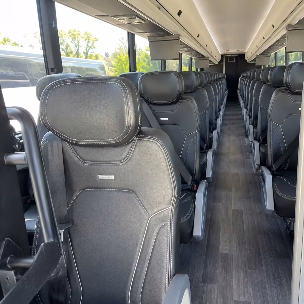 concord charter bus rental inside