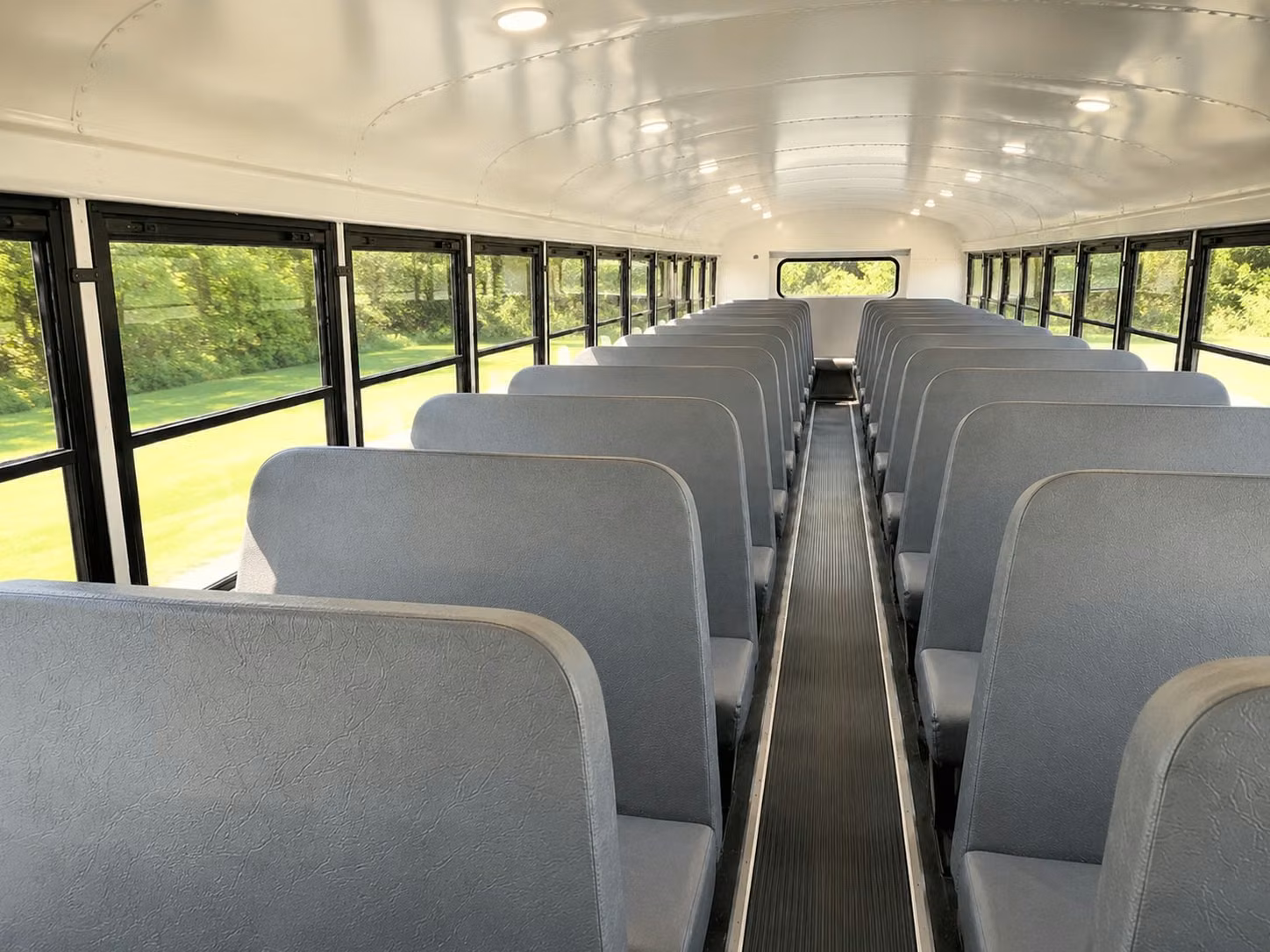 school bus interior